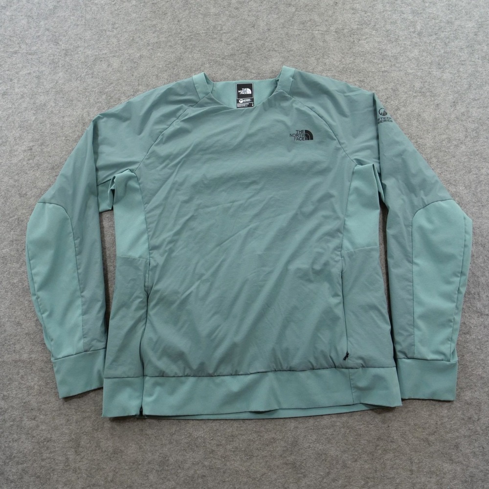 The North Face Sweatshirt Womens Large Green Steep Series Lined Active Gorpcore